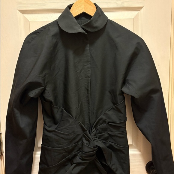 Jean Paul Gaultier Femme Black Twisted Waist Jacket – Y2K (Size 40 / US 6 - Picture 2 of 15